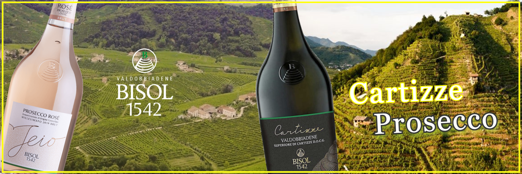 Bisol Prosecco Rosé and Valdobbiadene Cartizze 