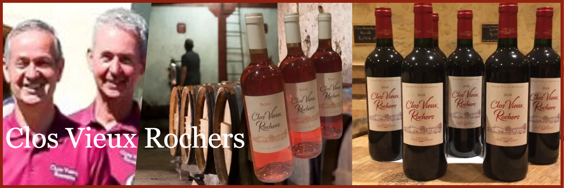 Robert Brimfield & Stephen McMahon of Clos Vieux Rochers, Cotes de Castillon, Bordeaux