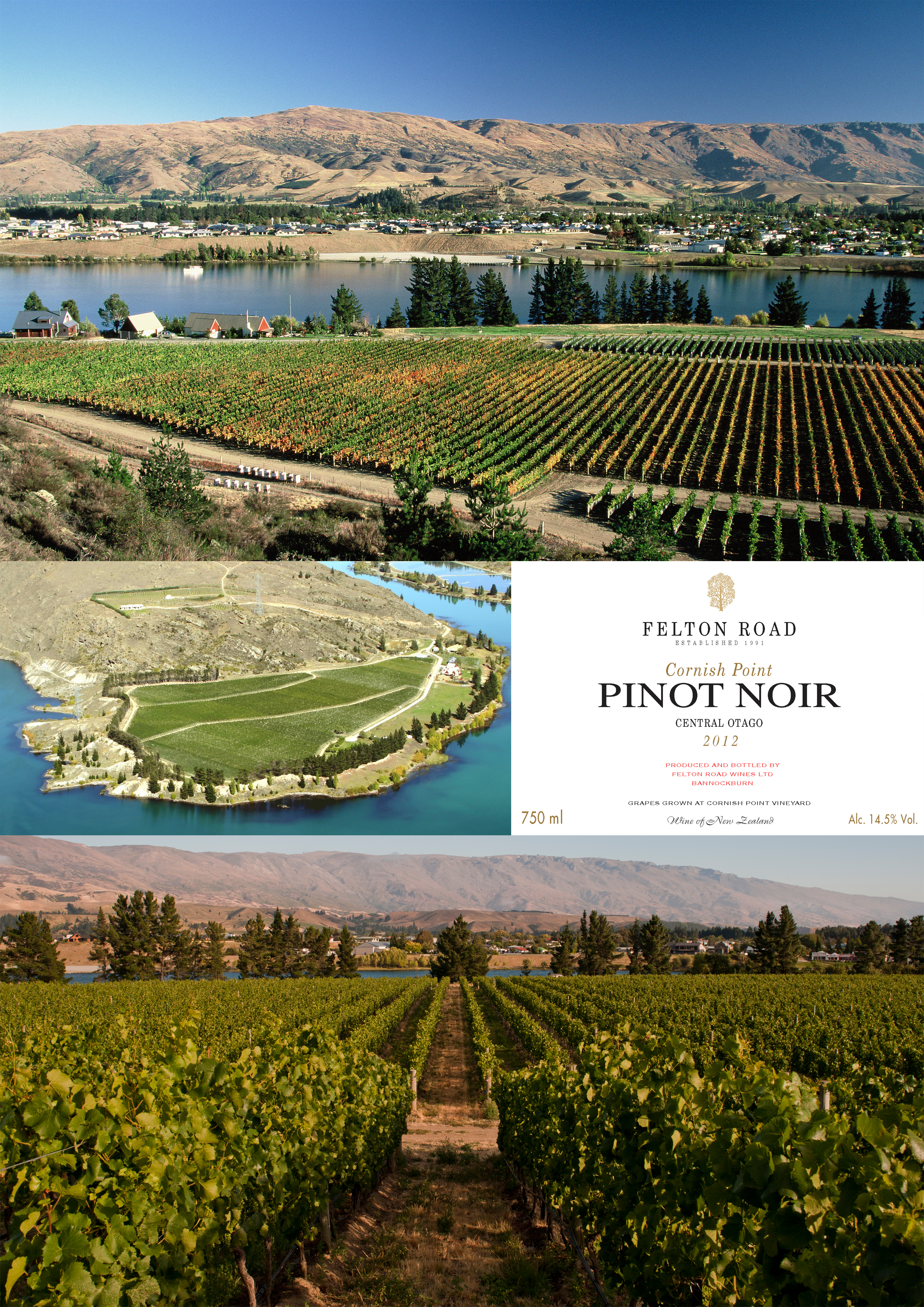 Felton Road - Cornish Point Vineyard - Bannockburn - New Zealand