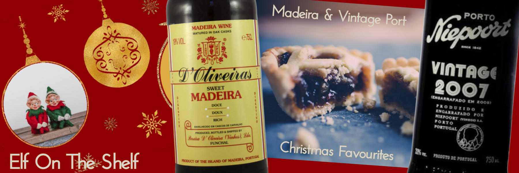 The elf on the shelf loves fortified wine at Christmas - So do Frazier's!