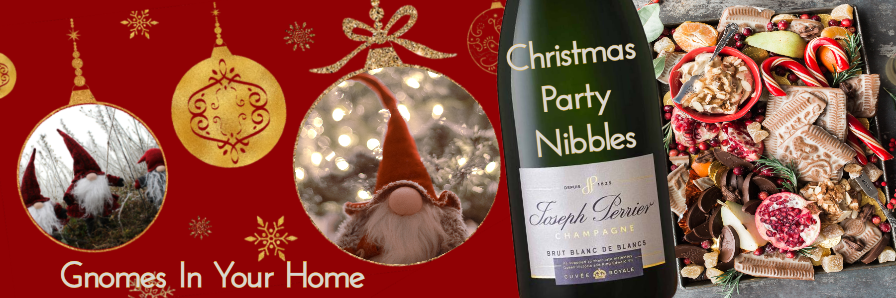 Gnomes In Your Home - Champagne & Party Nibbles