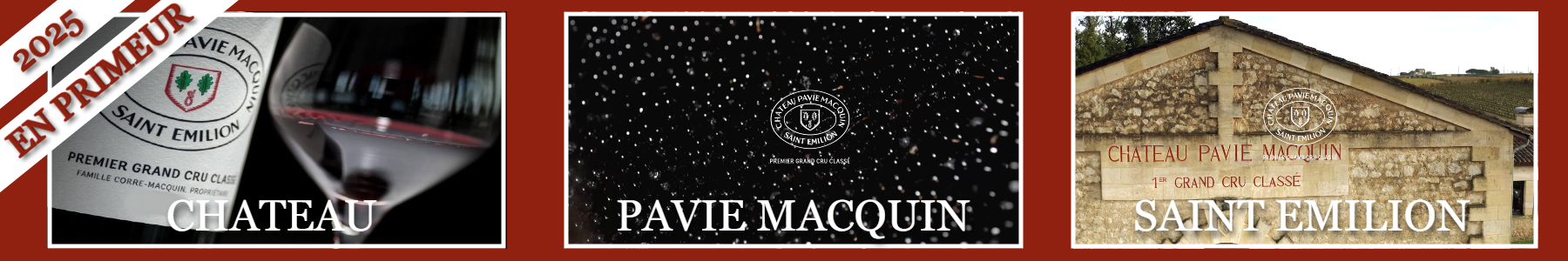 Chateau Pavie Macquin Premier Grand Cru Class&eacute; "B", Saint Emilion Grand Cru, 2025 En Primeur from Frazier Jones Wine Merchants