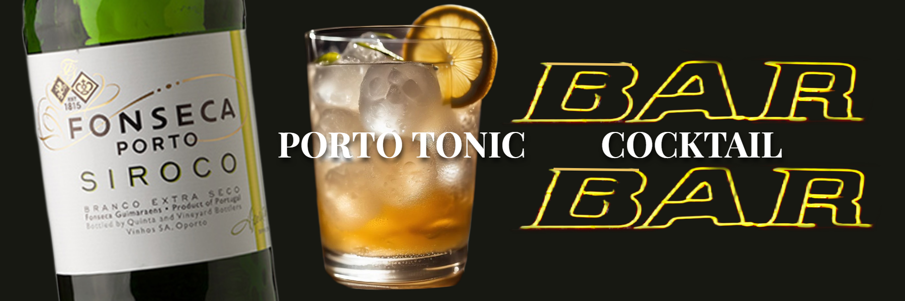 Porto Tonic Cocktail With Fonseca Siroco